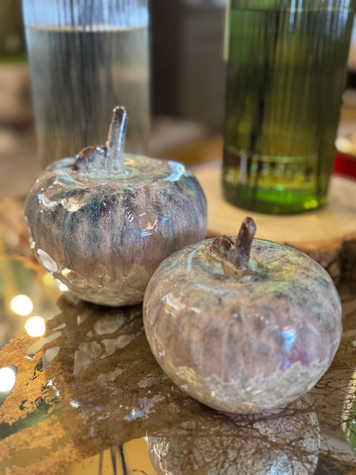 Ombre Coloured Apple Decoration - Small