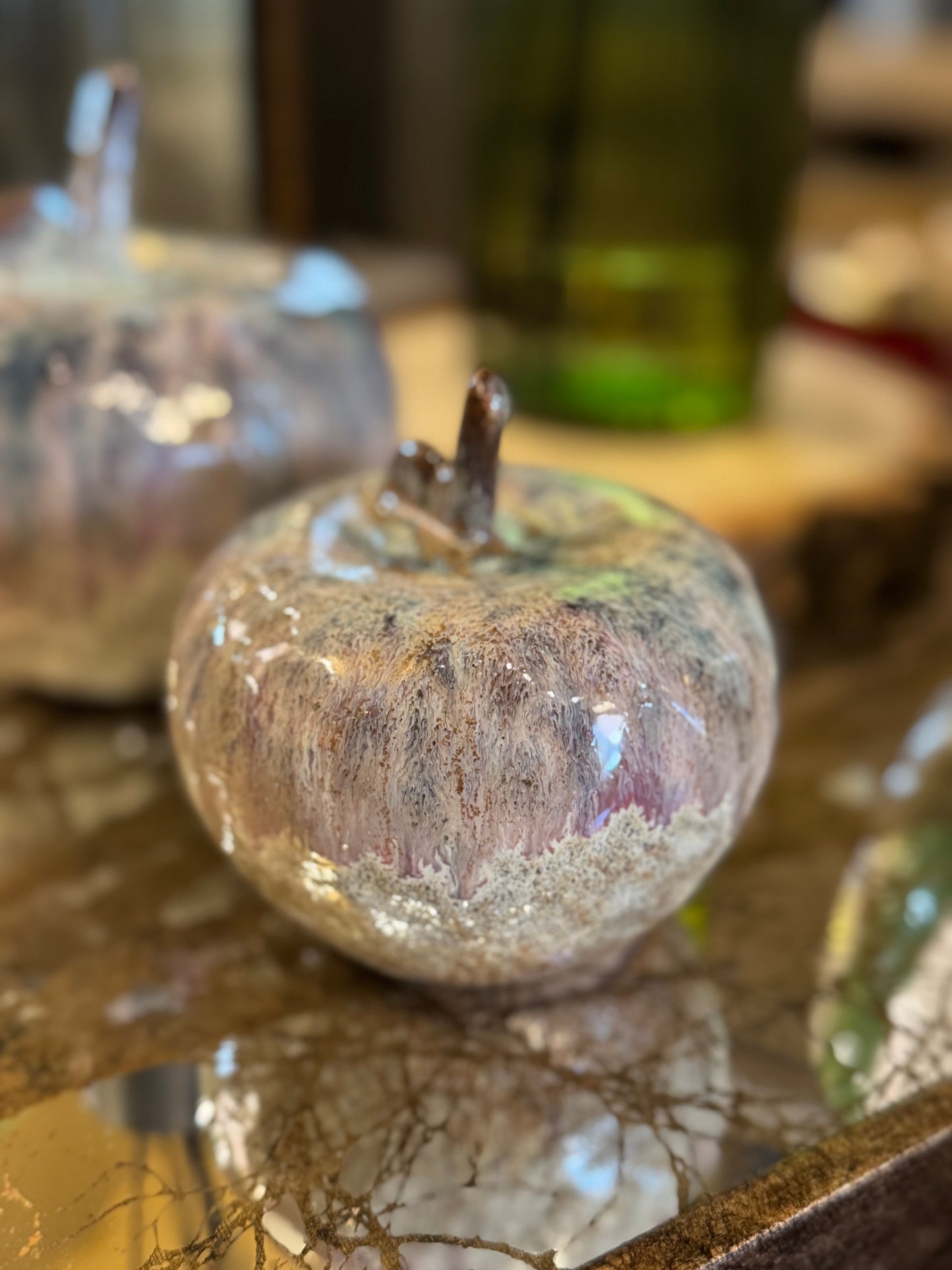 Ombre Coloured Apple Decoration - Small