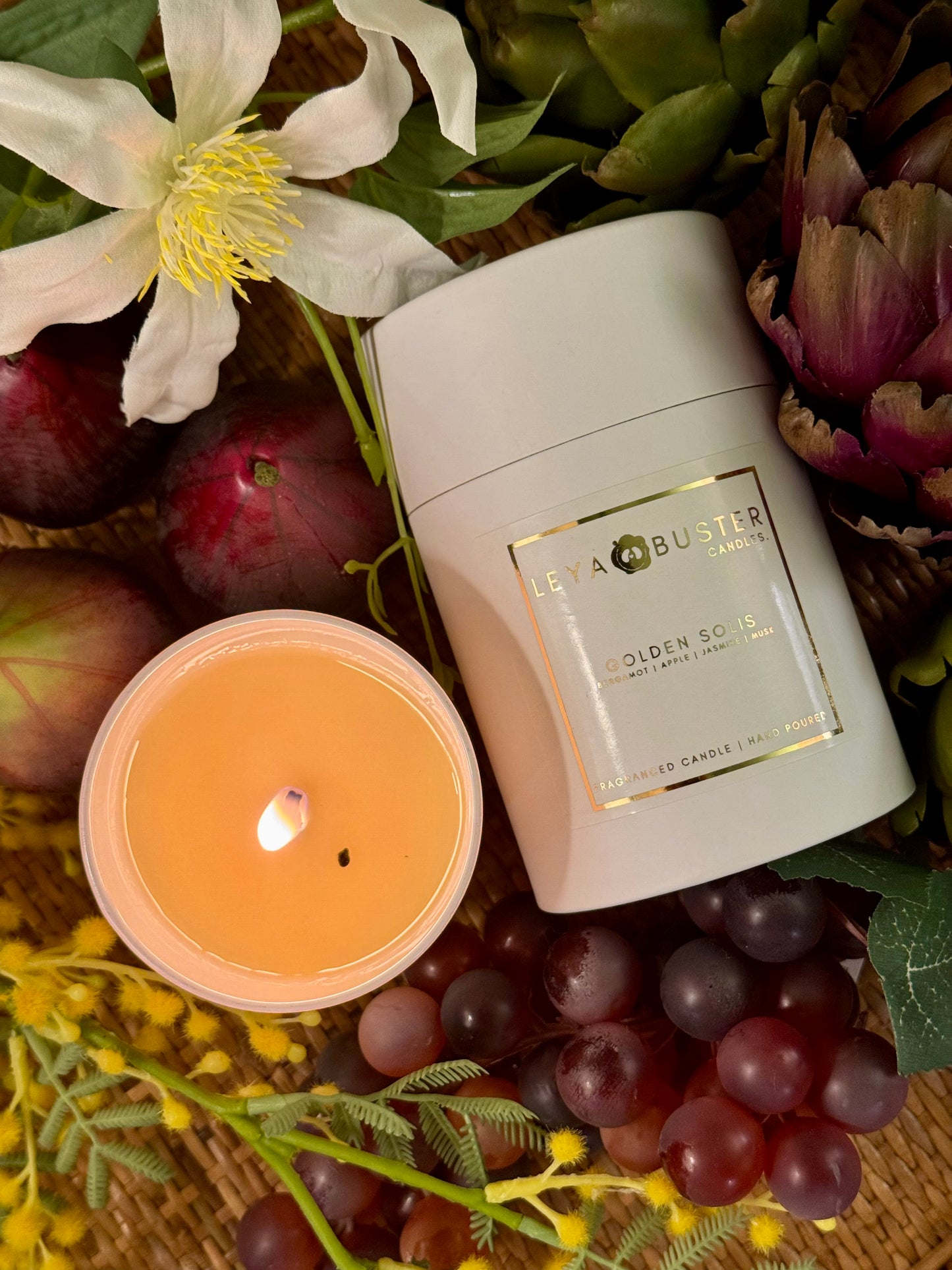 Golden Solis Candle