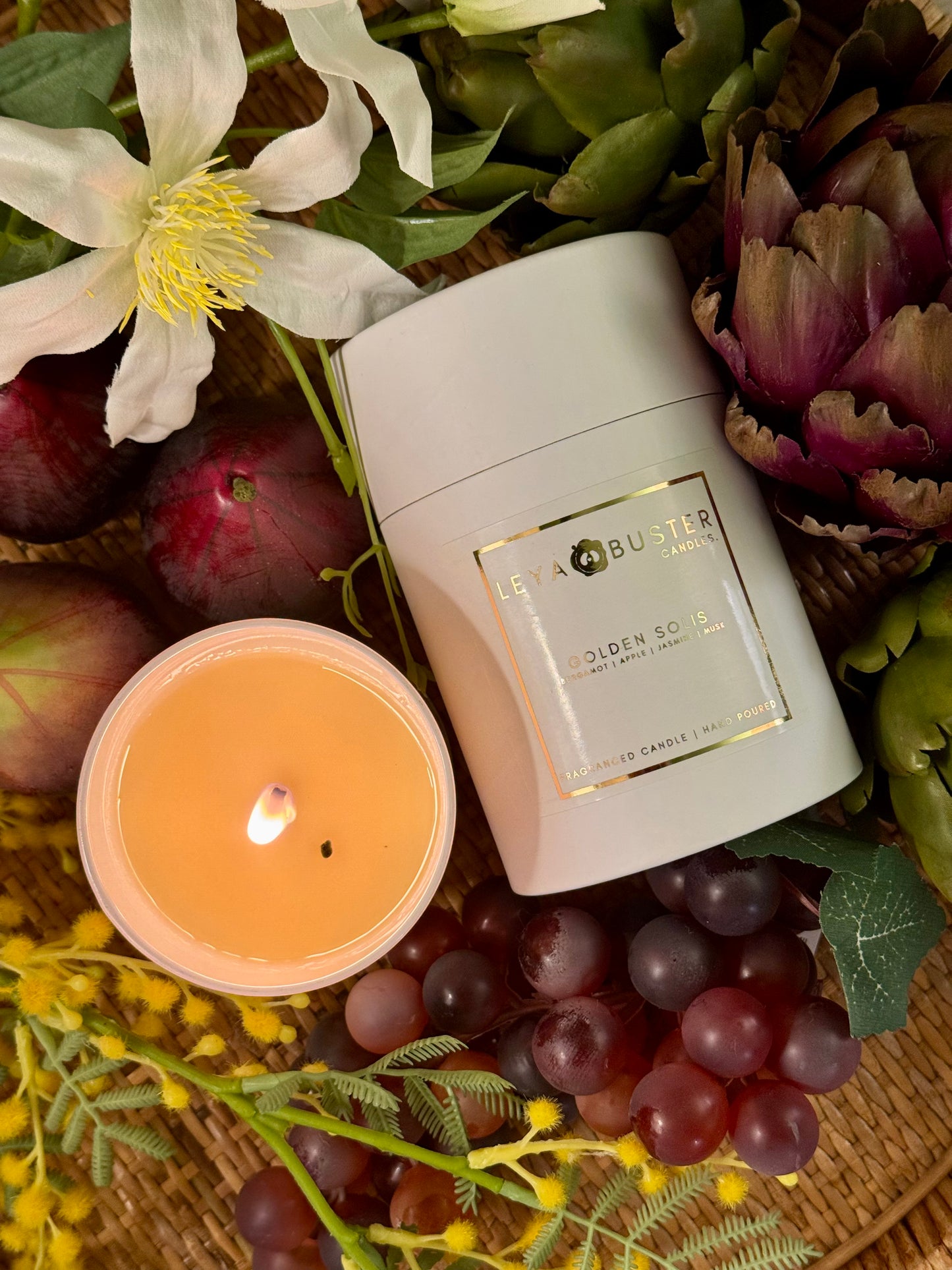 Golden Solis Candle