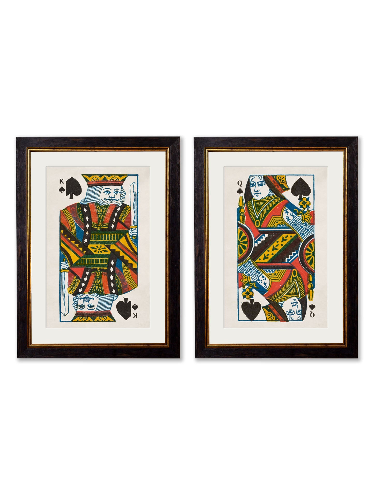 c1888 King & Queen of Spades detail – Leya Buster Interiors