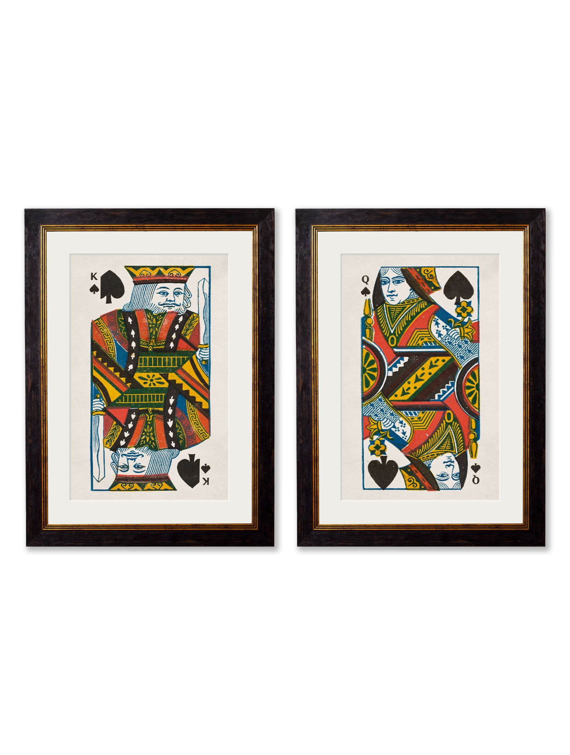 c1888 King & Queen of Spades detail – Leya Buster Interiors