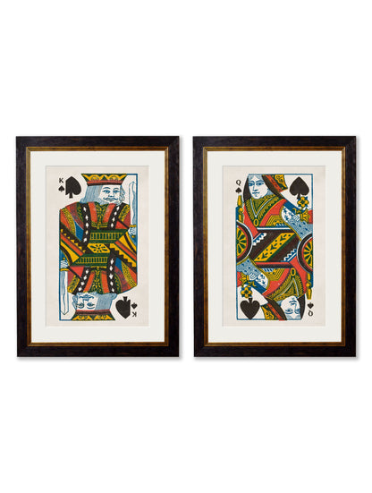c1888 King & Queen of Spades detail – Leya Buster Interiors