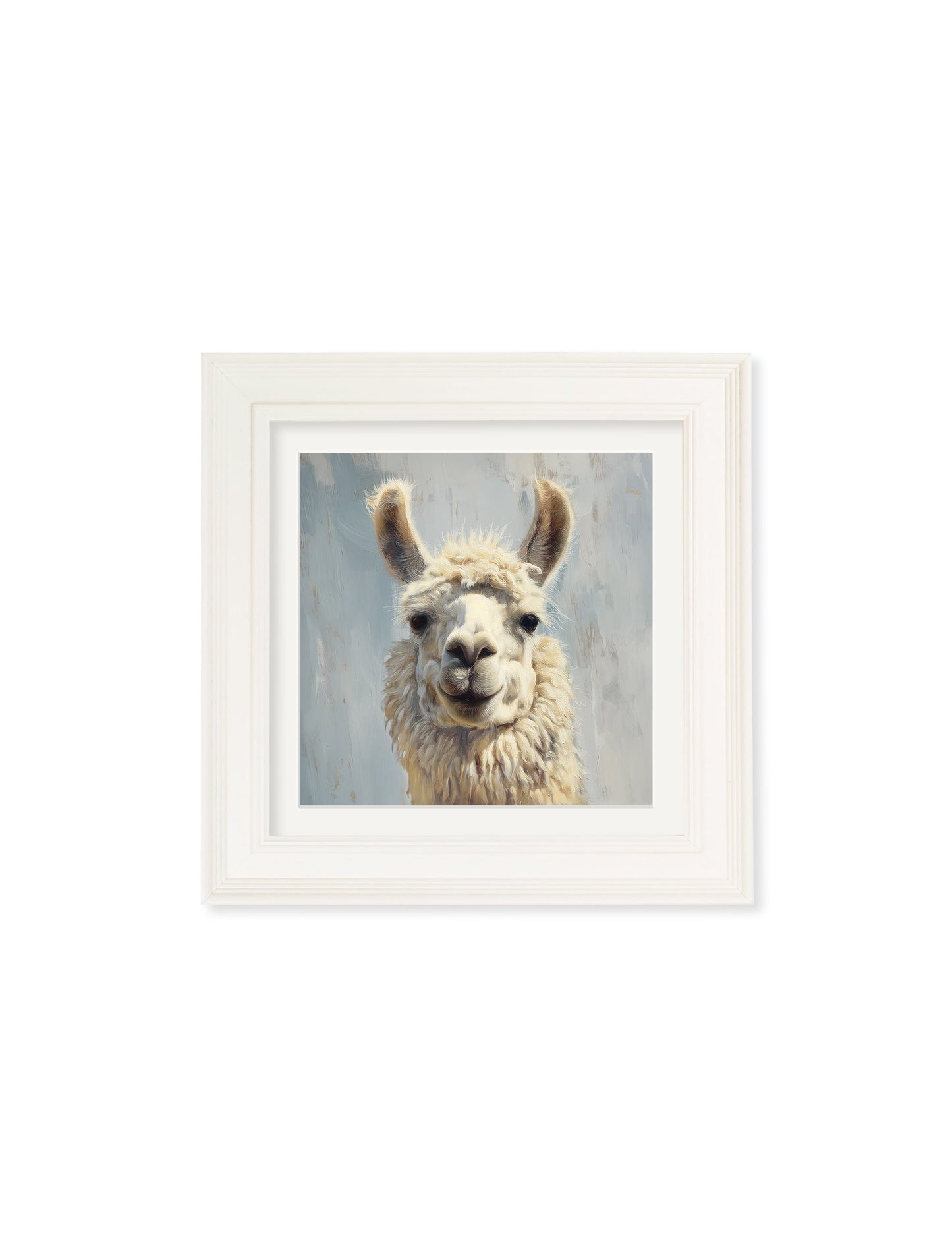 The Goofy Llama – Cream Hurstwood Square Frame styled view – Leya Buster Interiors