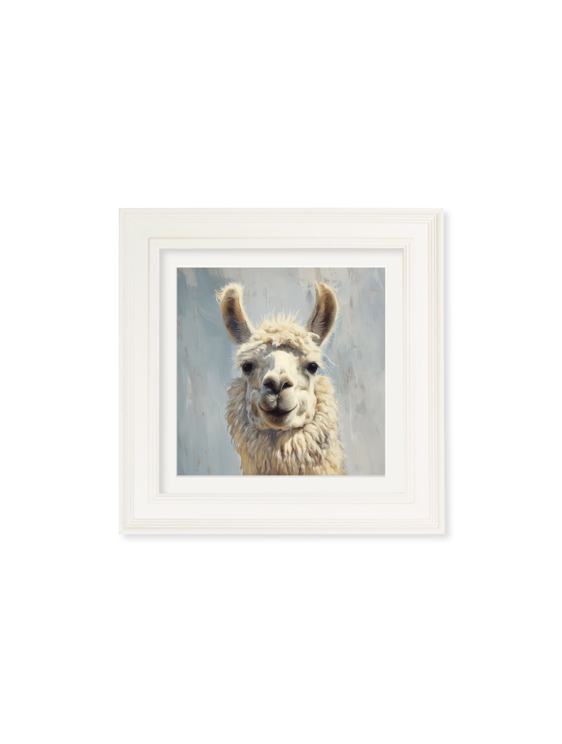 The Goofy Llama – Cream Hurstwood Square Frame styled view – Leya Buster Interiors