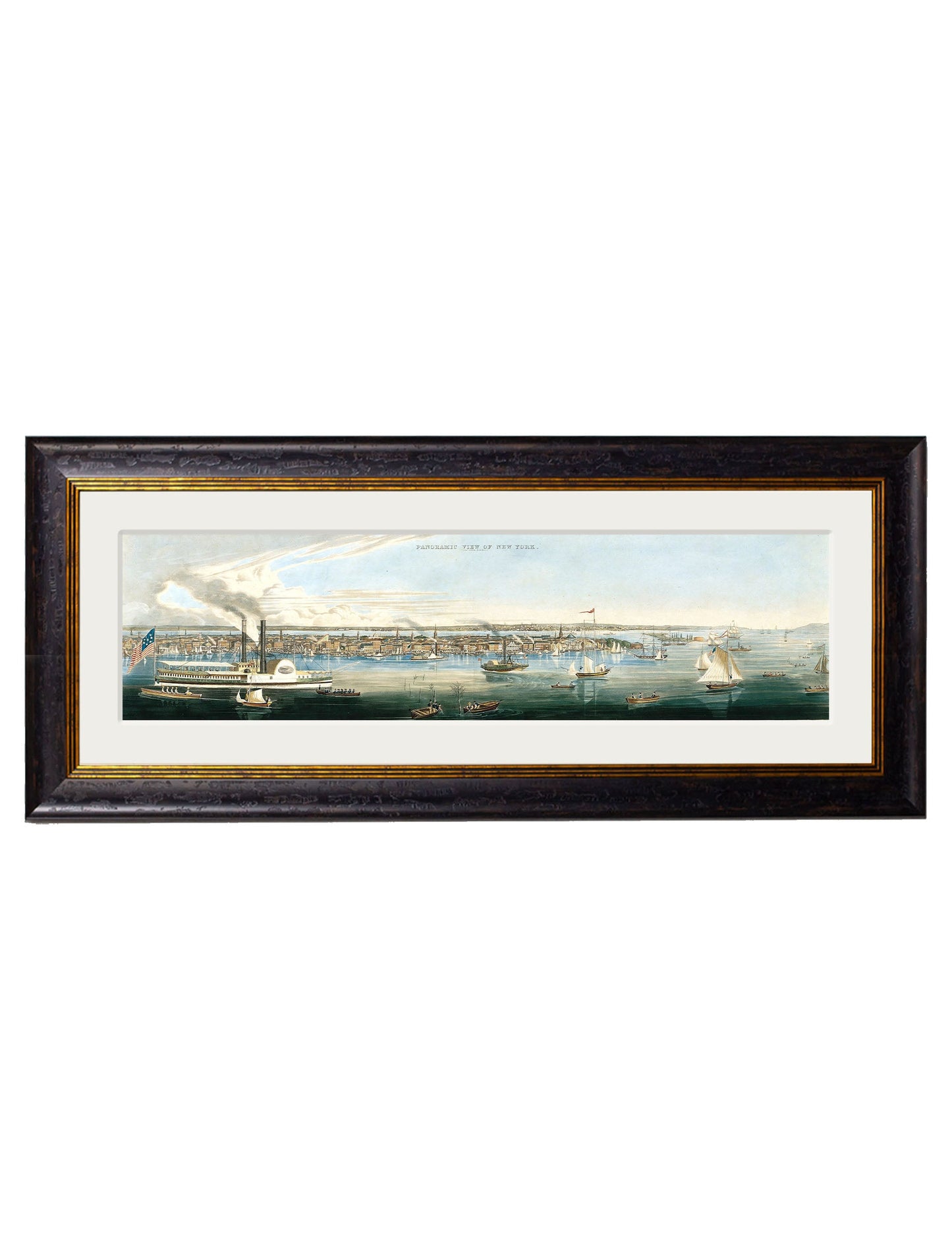 c.1844 Panoramic Views of New York styled view – Leya Buster Interiors