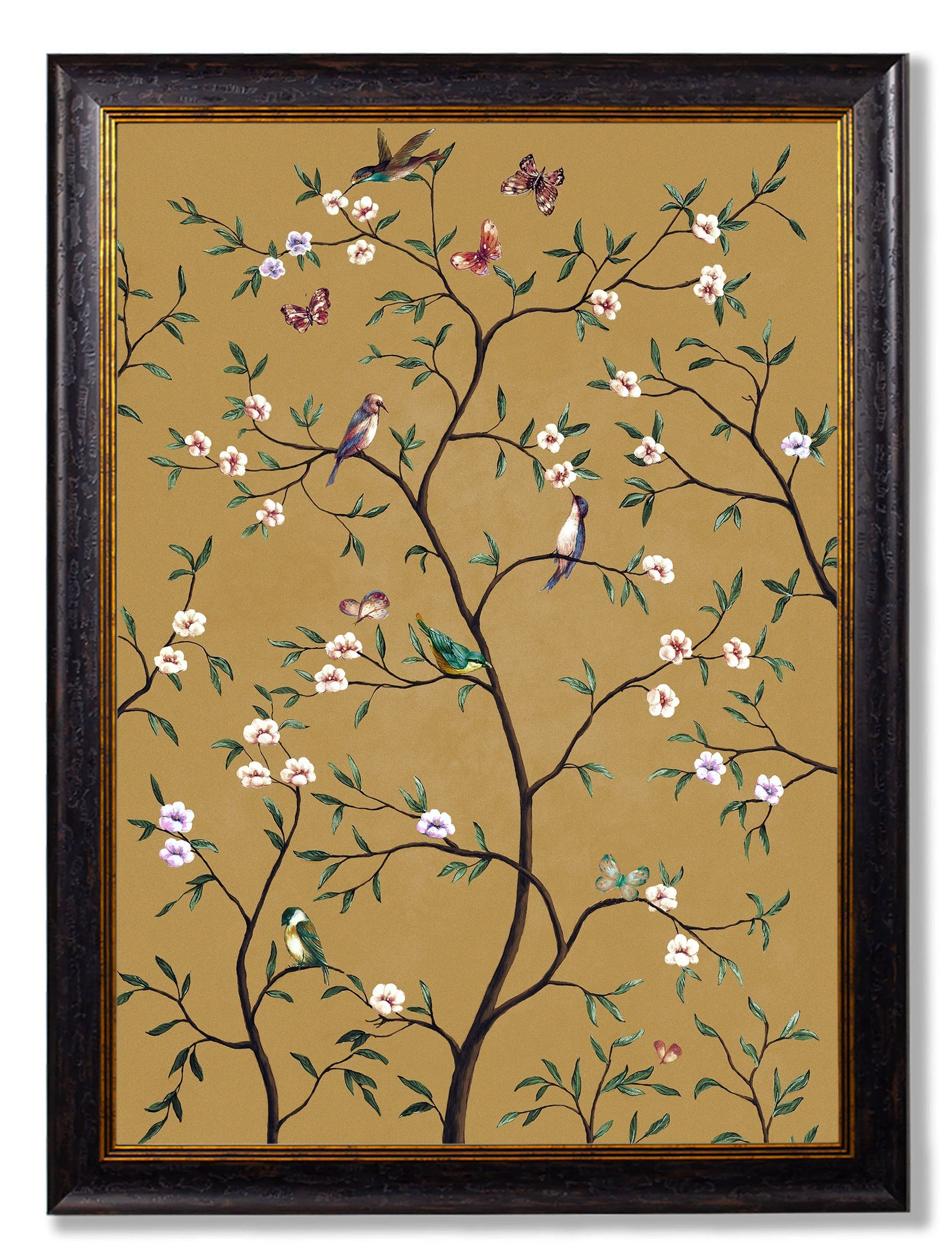 Tree of Life Ochre Set of 2 styled view – Leya Buster Interiors