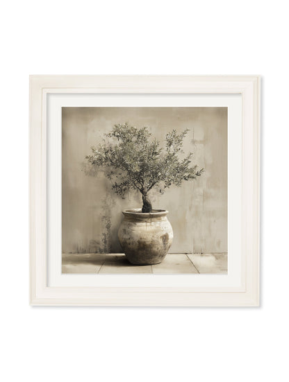 The Olive Tree – Cream Hurstwood Square Frame detail – Leya Buster Interiors