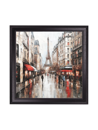 Paris Eiffel Tower – Black Hurstwood Square Frame detail – Leya Buster Interiors