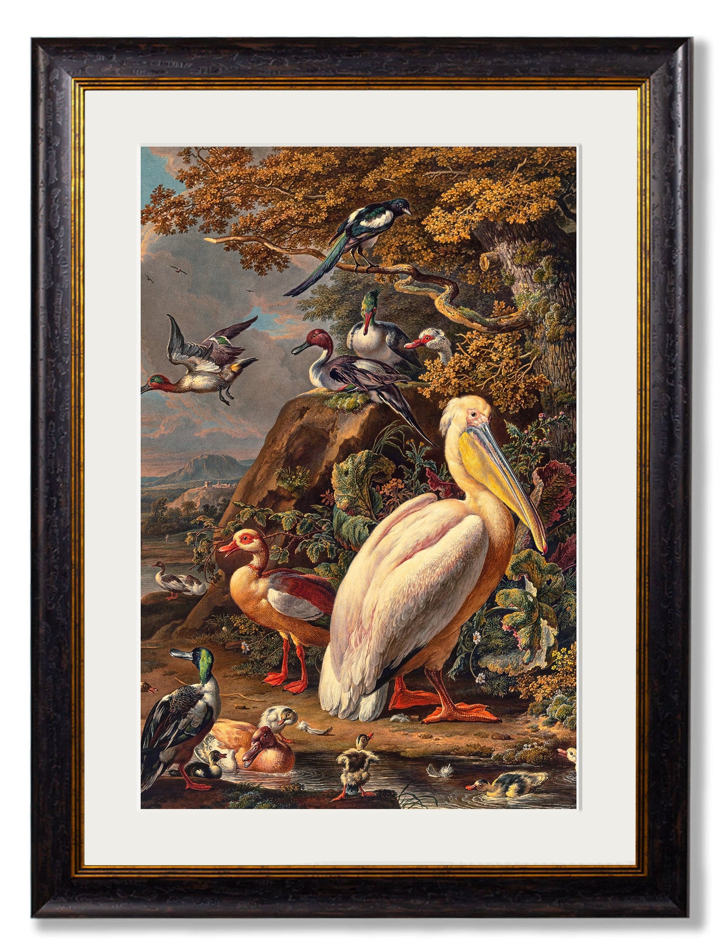 c.1683 Pelican Painting detail – Leya Buster Interiors