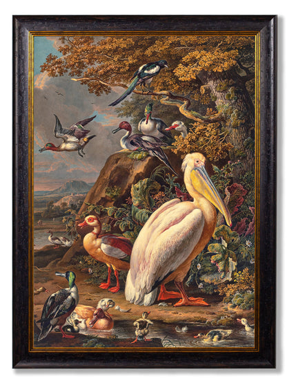 c.1683 Pelican Painting styled view – Leya Buster Interiors