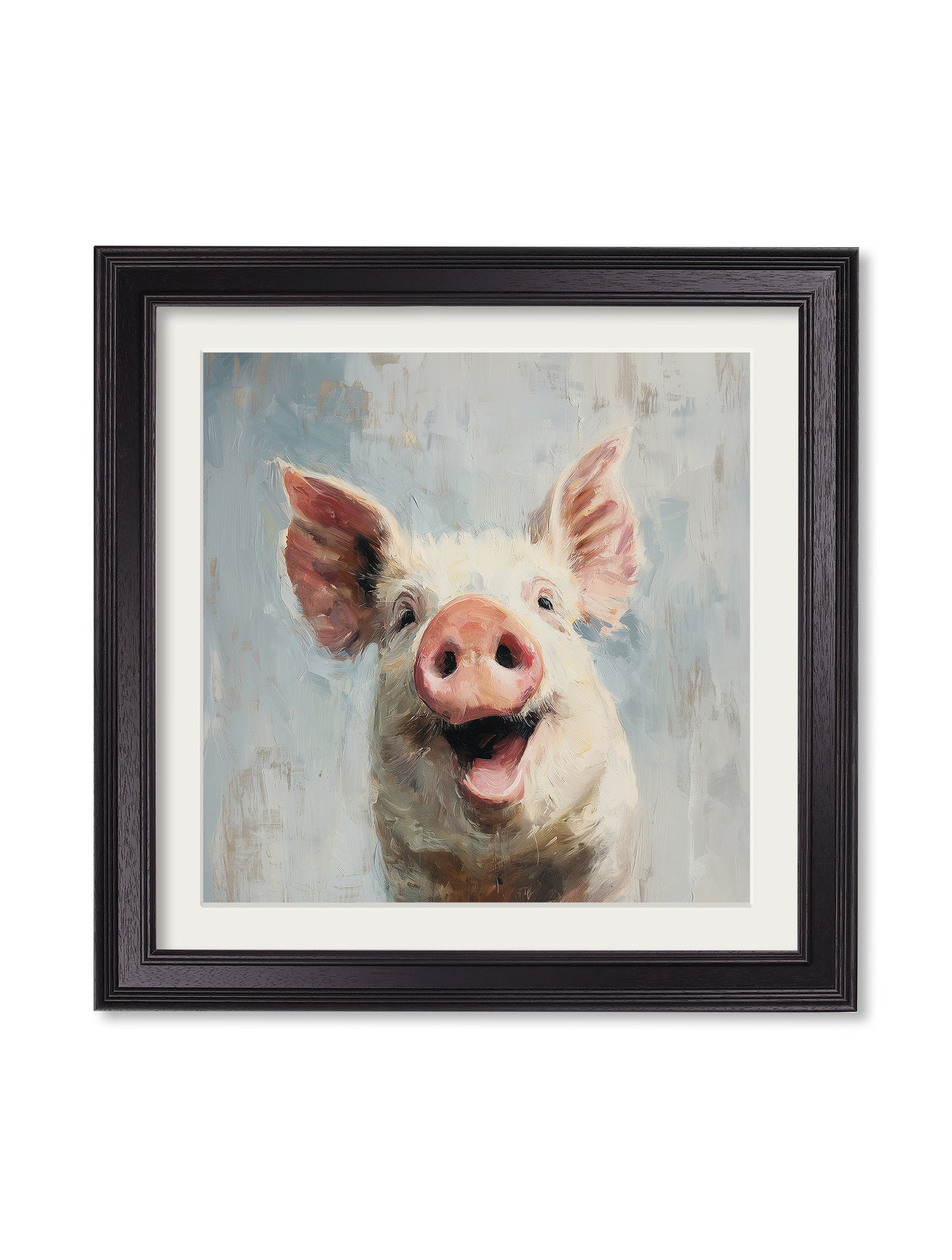 The Giggly Pig – Black Hurstwood Square Frame detail – Leya Buster Interiors