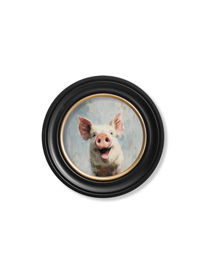 The Giggly Pig – Oxford Round Frame styled view – Leya Buster Interiors