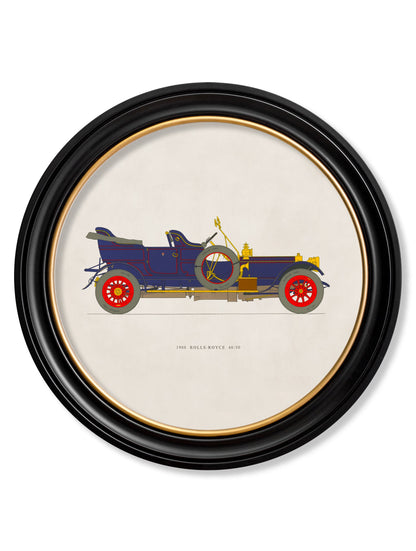 1908 ROLLS – ROYCE 40/50 in Round Frame detail – Leya Buster Interiors