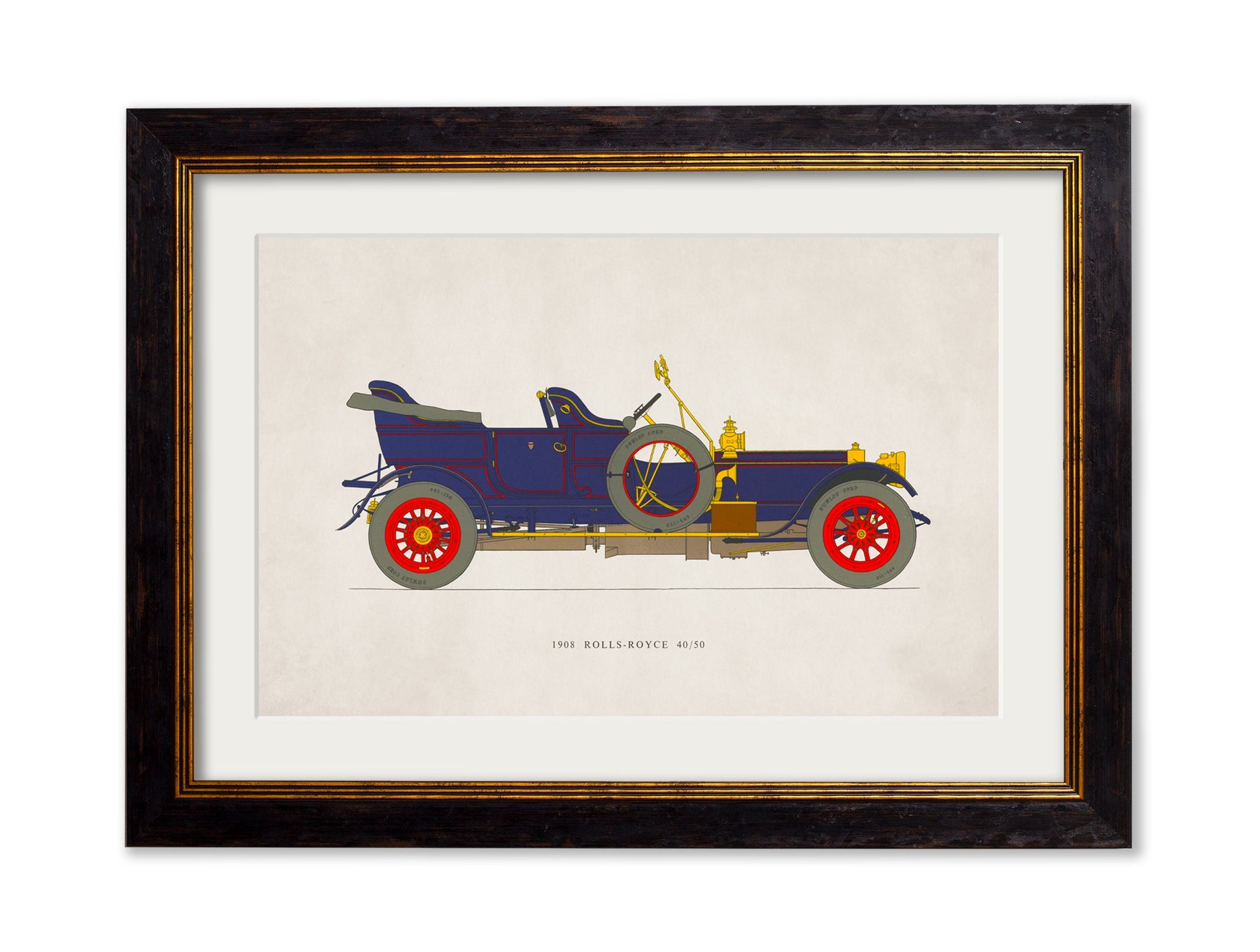 1908 ROLLS – ROYCE 40/50 detail – Leya Buster Interiors