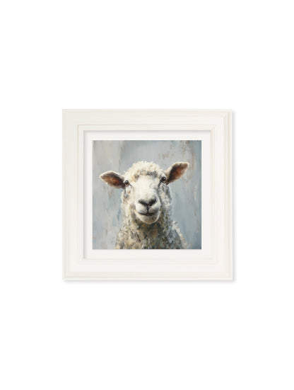 The Jolly Sheep – Cream Hurstwood Square Frame styled view – Leya Buster Interiors