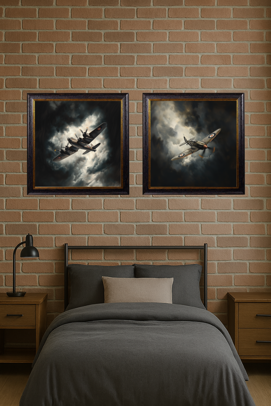 Fighter Jets Oxford Square Frame – framed wall art at Leya Buster Interiors
