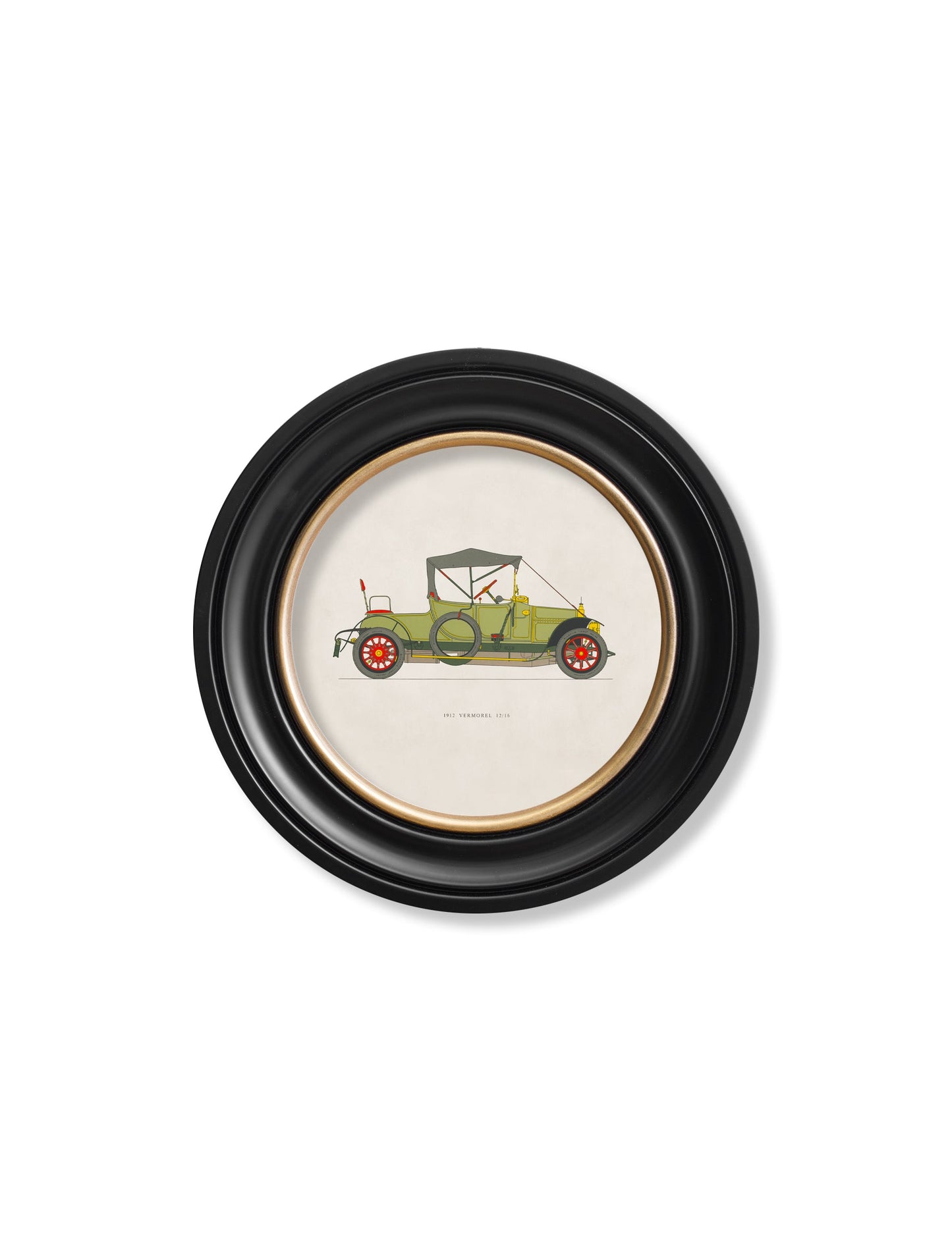 1912 VERMOREL 12/16 in Round Frame styled view – Leya Buster Interiors