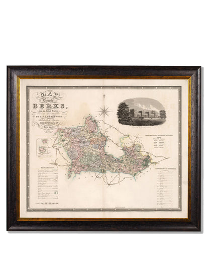 c.1830 County Maps of England styled view – Leya Buster Interiors