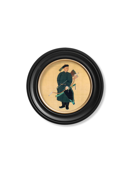 c.1760 Portrait of the Imperial Bodyguard – Round styled view – Leya Buster Interiors