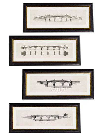 c.1700's Architectural Elevations of Bridges detail – Leya Buster Interiors