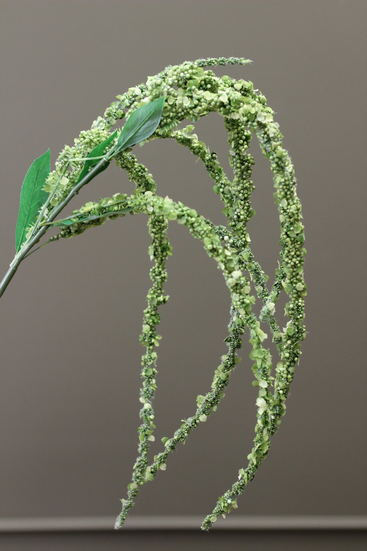Cascading Amaranthus Stem – Olive Green faux trailing stem with soft olive foliage