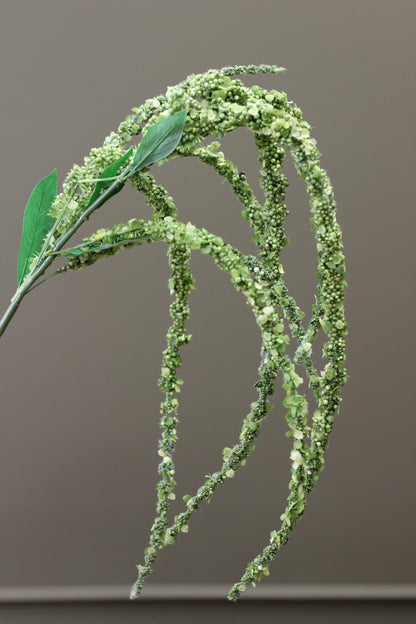 Cascading Amaranthus Stem – Olive Green faux trailing stem with soft olive foliage