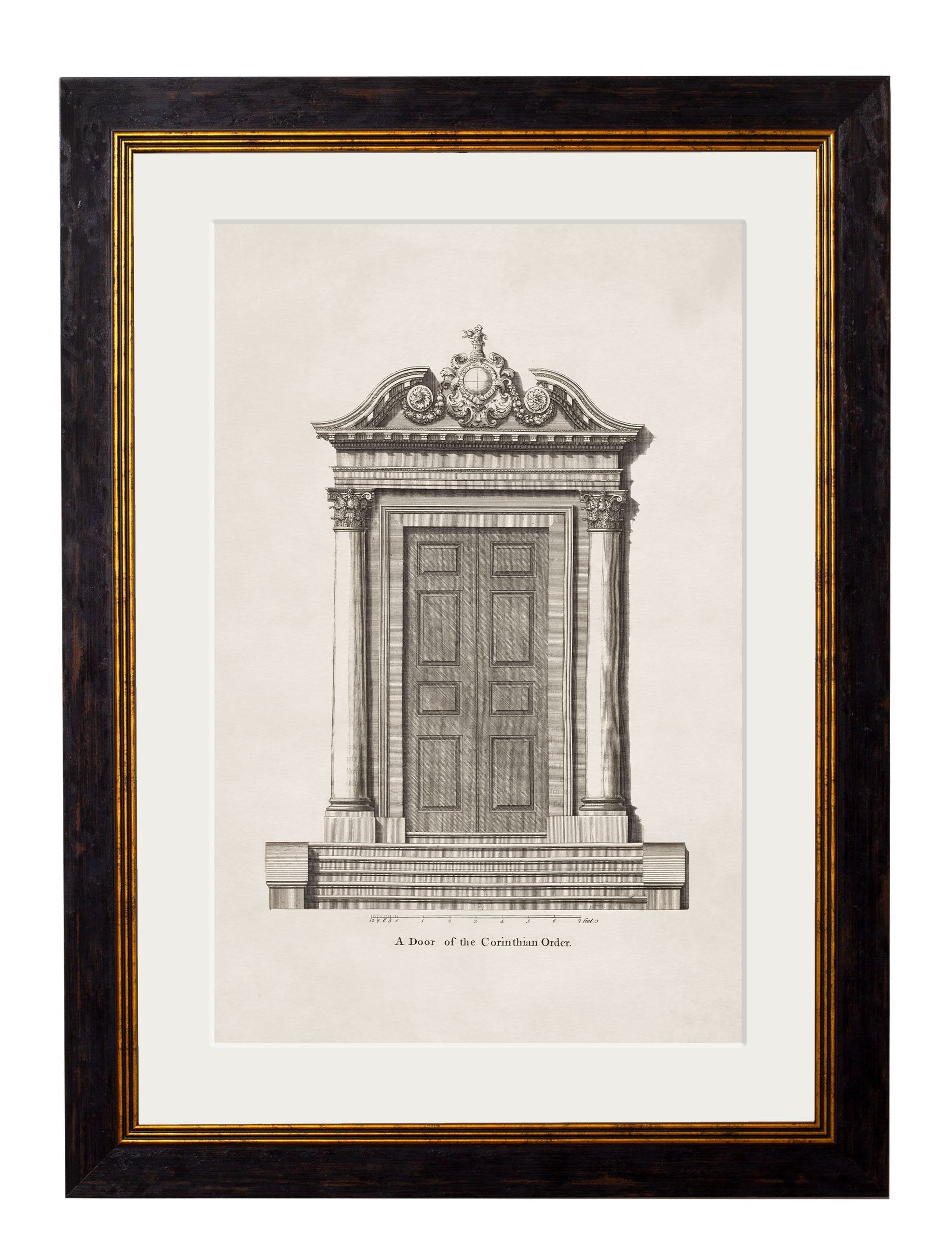 c.1756 Architectural Studies of Doors styled view – Leya Buster Interiors
