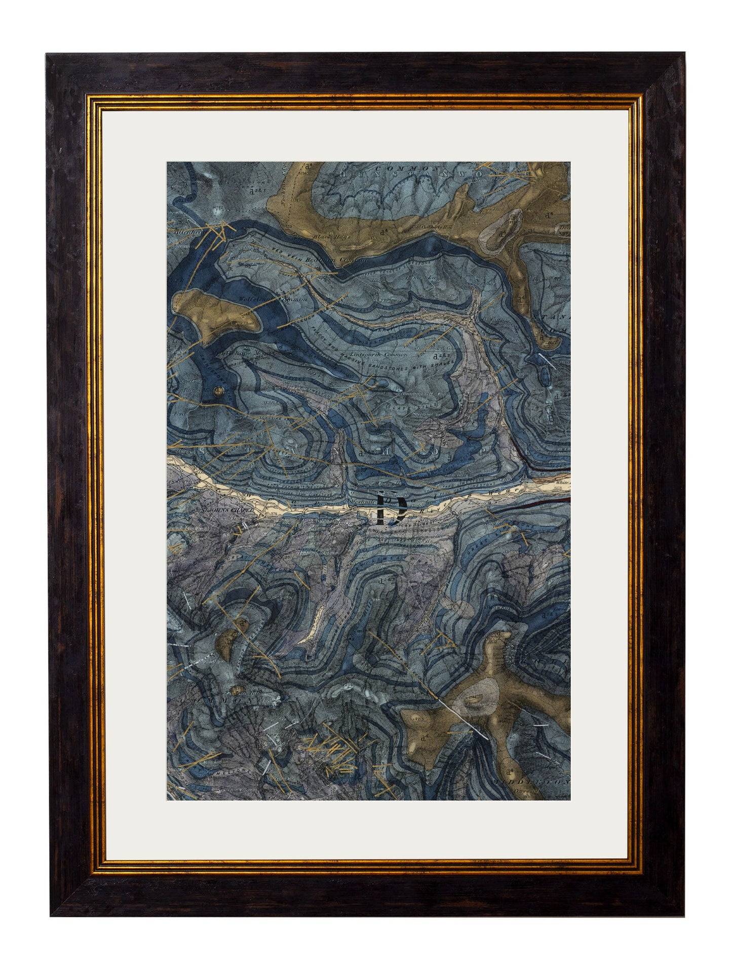 C.1850 British Geology Maps styled view – Leya Buster Interiors