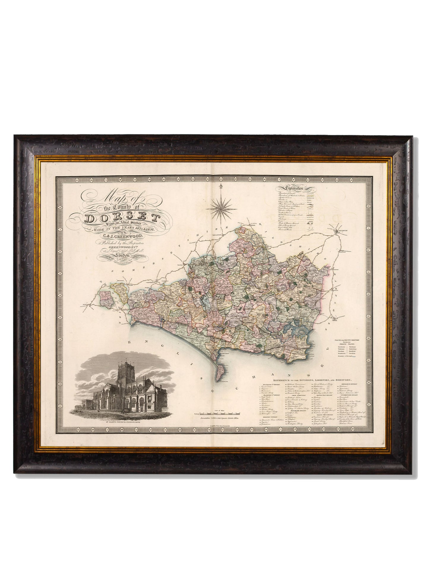 c.1830 County Maps of England styled view – Leya Buster Interiors