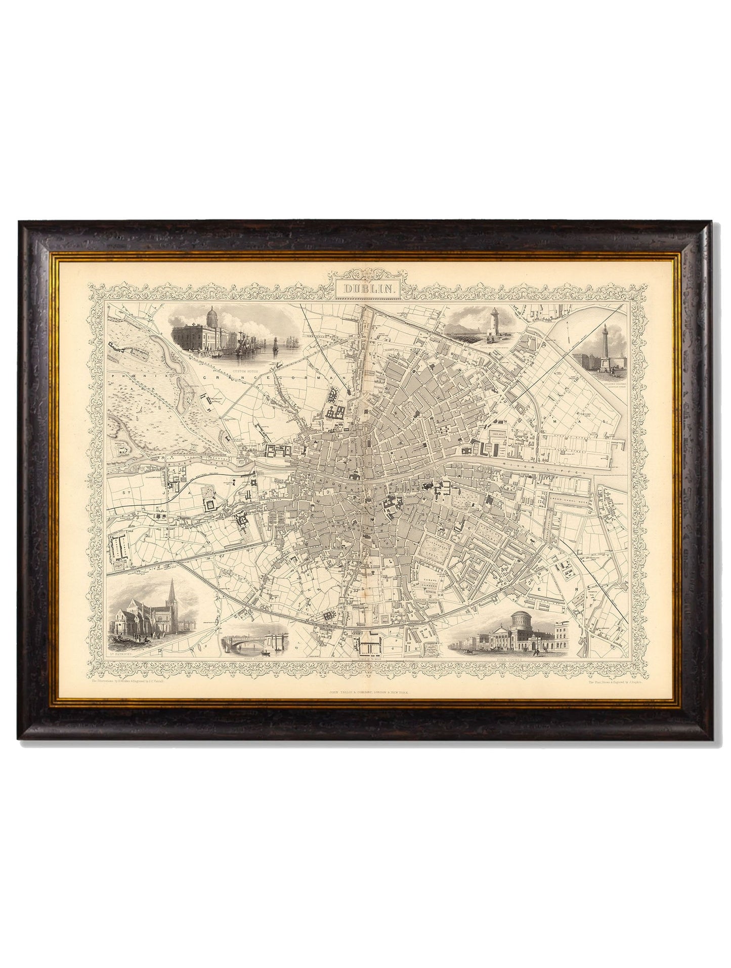 c.1851 Map of Dublin detail – Leya Buster Interiors