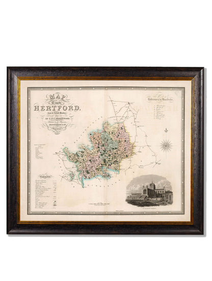 c.1830 County Maps of England styled view – Leya Buster Interiors