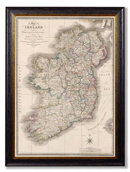 c.1838 Map of Ireland detail – Leya Buster Interiors