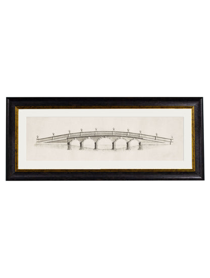 c.1700's Architectural Elevations of Bridges styled view – Leya Buster Interiors