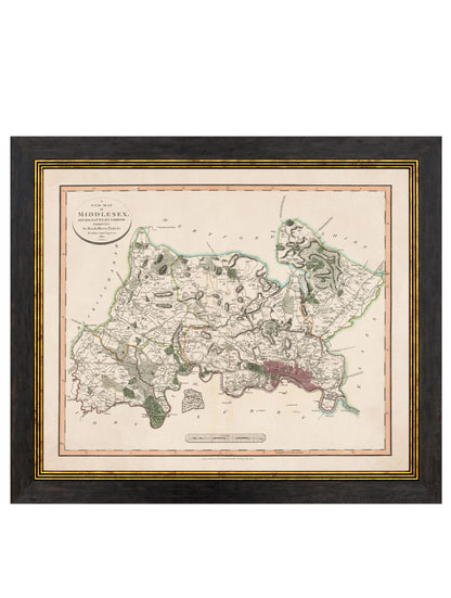 c.1806 County Maps of England styled view – Leya Buster Interiors
