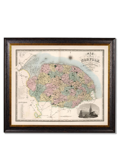 c.1830 County Maps of England styled view – Leya Buster Interiors