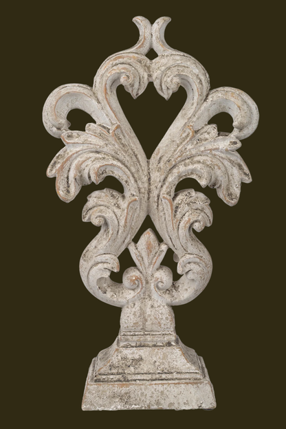 Roman Ornate Decorative Finial styled view – Leya Buster Interiors