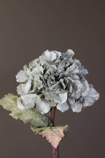 Rustic Hydrangea Stem – Moss Green styled in an autumn floral arrangement