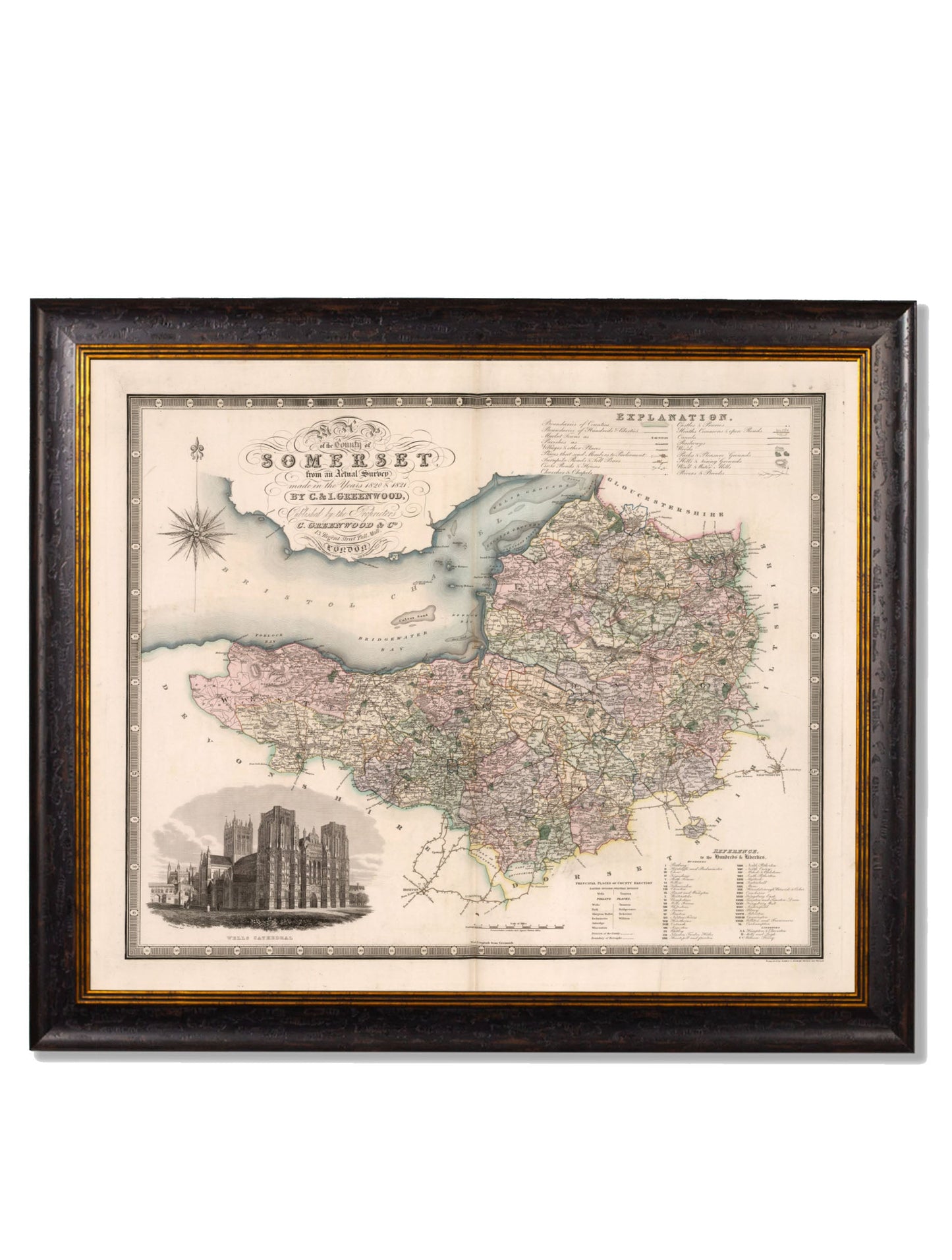 c.1830 County Maps of England styled view – Leya Buster Interiors