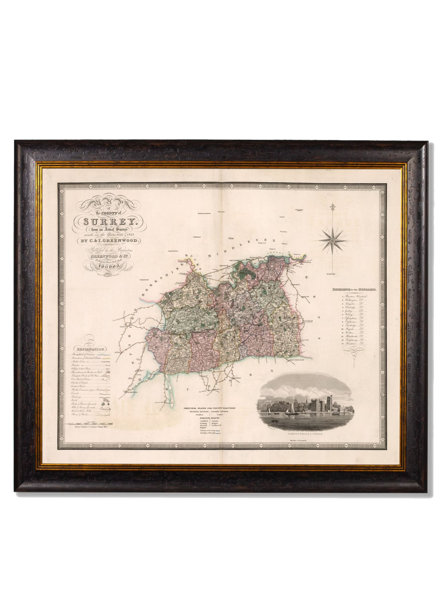 c.1830 County Maps of England styled view – Leya Buster Interiors