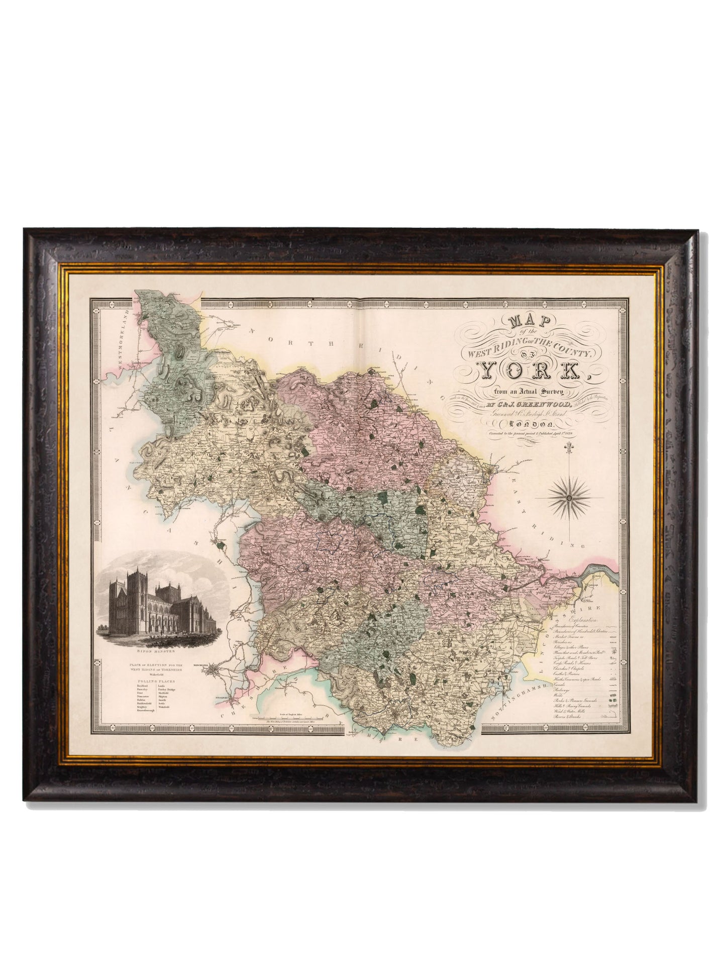 c.1830 County Maps of England styled view – Leya Buster Interiors