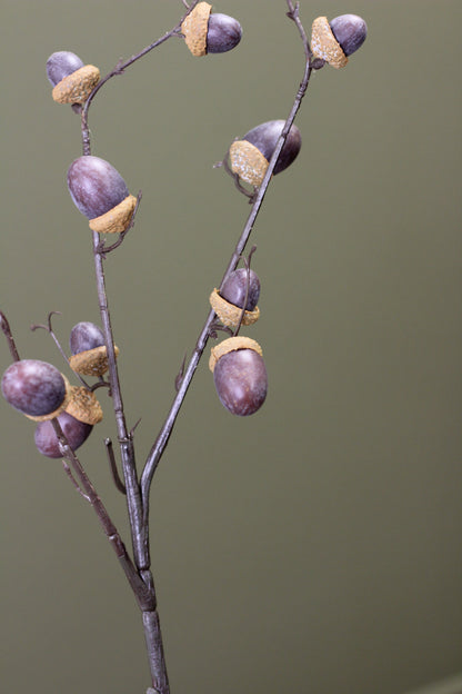 Woodland Acorn Branch – Brown alternative view for seasonal vase styling