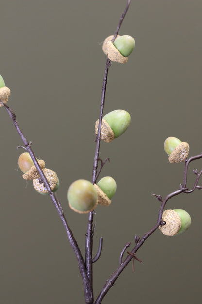 Woodland Acorn Branch – Green alternative view for seasonal vase styling