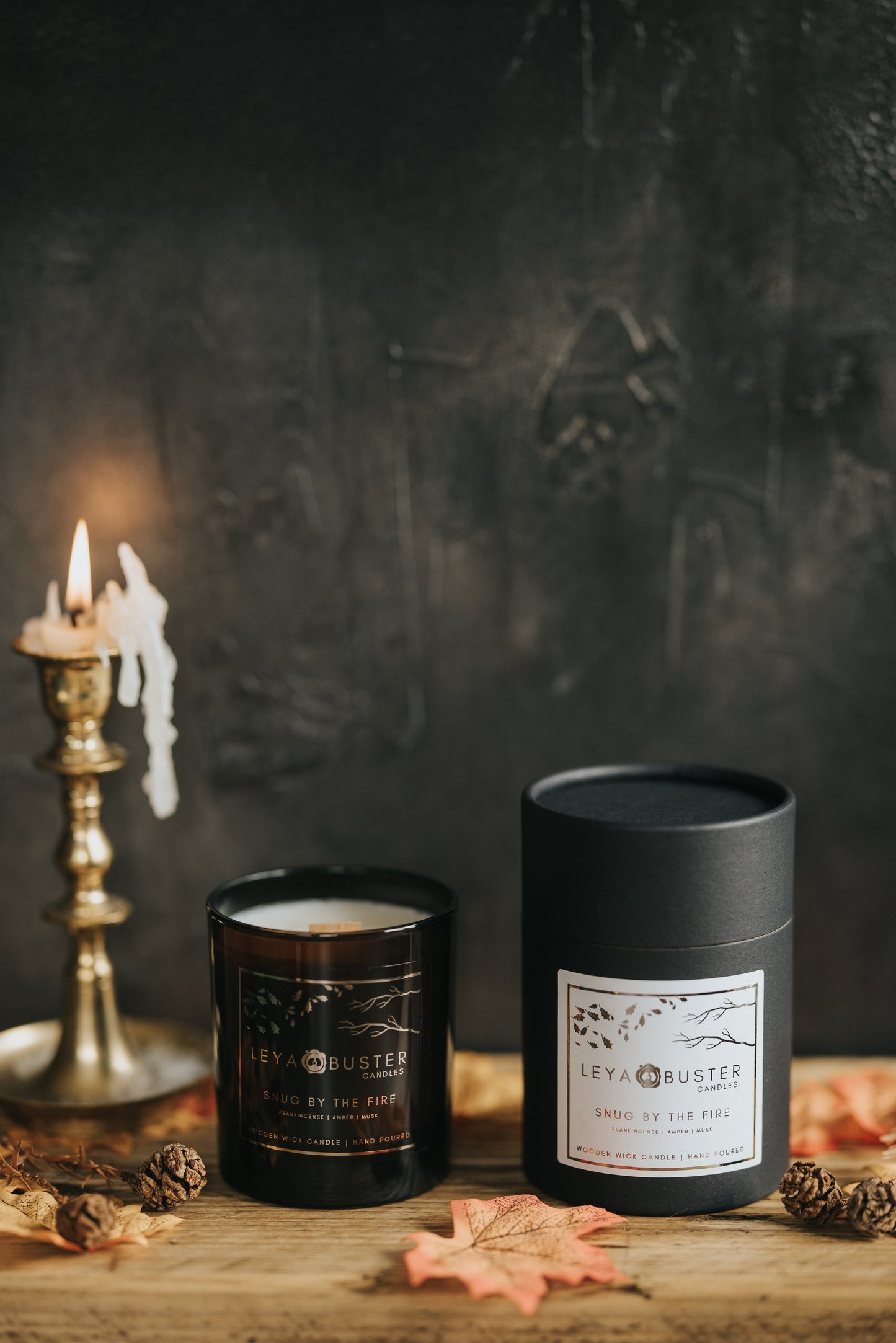 Snug By The Fire - Cotton Wick Candle