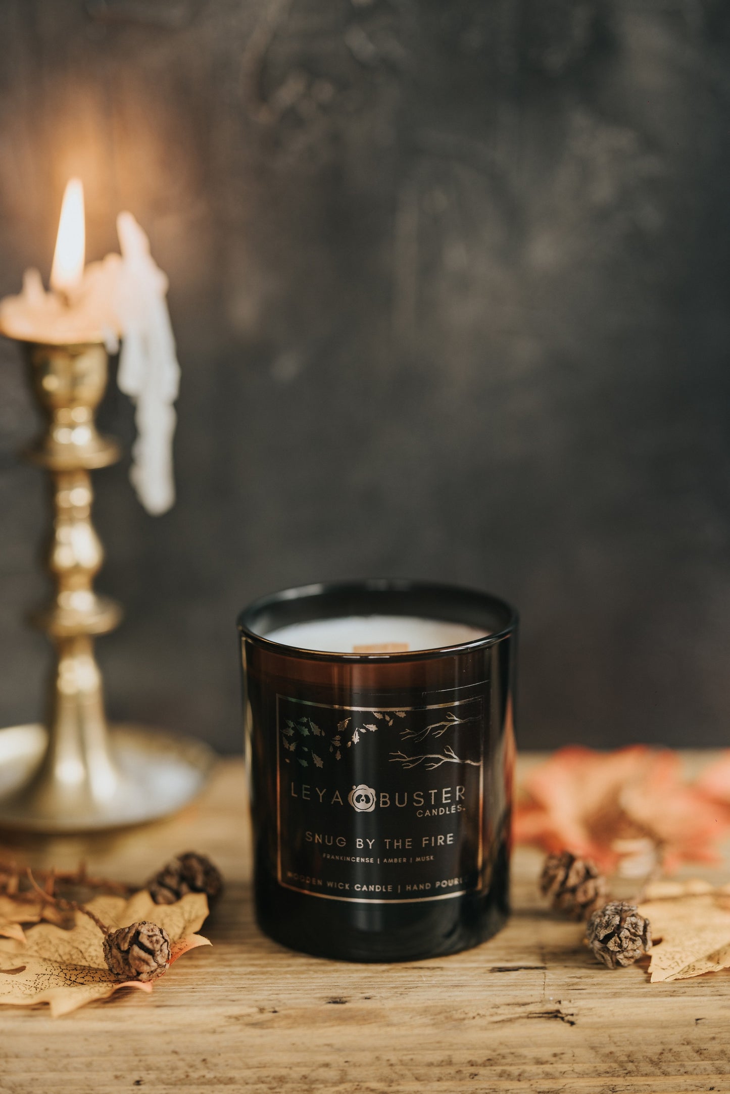Snug By The Fire - Cotton Wick Candle